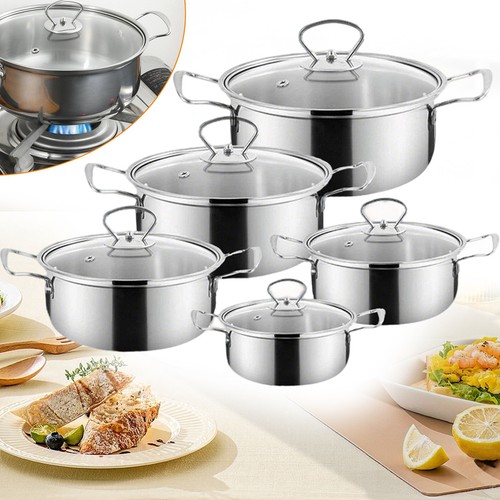 Teilig edelstahl induktion - 5,