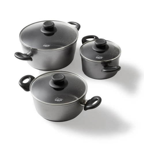 Stoneline tlg kochtopfset - stoneline®, 6-tlg.