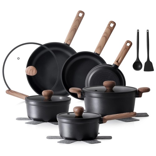 Kochgeschirr set teilig - kochgeschirr-set, 17-teilig