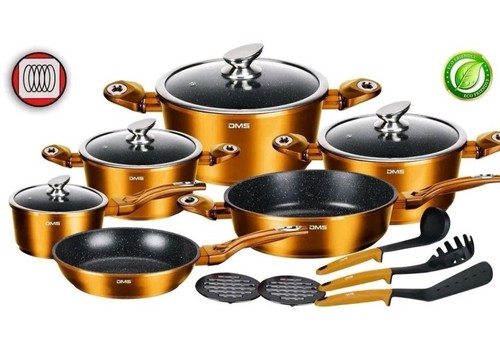 Dms teiliges kochtopfset - 15-teiliges,