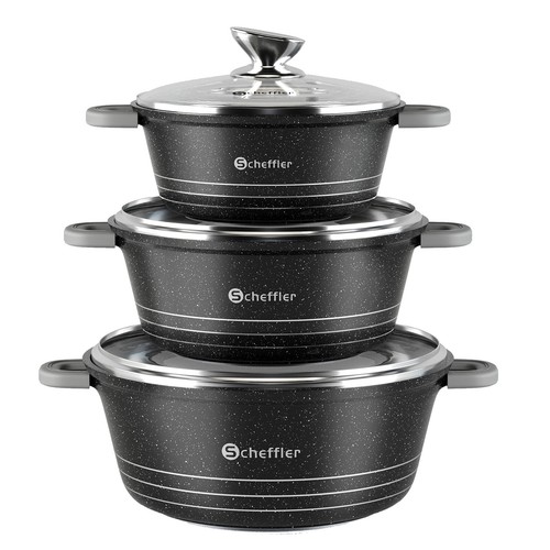 Teiliges kochtopfset - 6/8-teiliges,