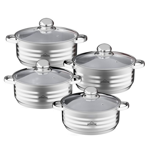 Teilig kochtopfset induktion - 8-teilig,