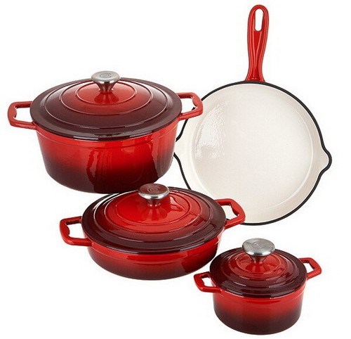Gusseisen kochtopf set topfset - kochtopf-set,