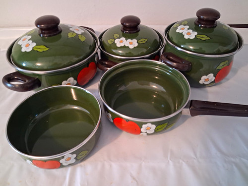 Emaille topfset grün - topfset,