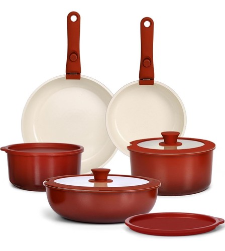 Pot pan set ceramic - pan,